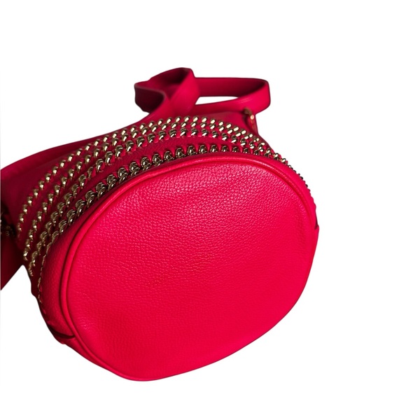 Coach Whiplash Mini Duffle Leather Pink Ruby Shoulder/Crossbody Bag- RARE ✨ - Picture 9 of 14